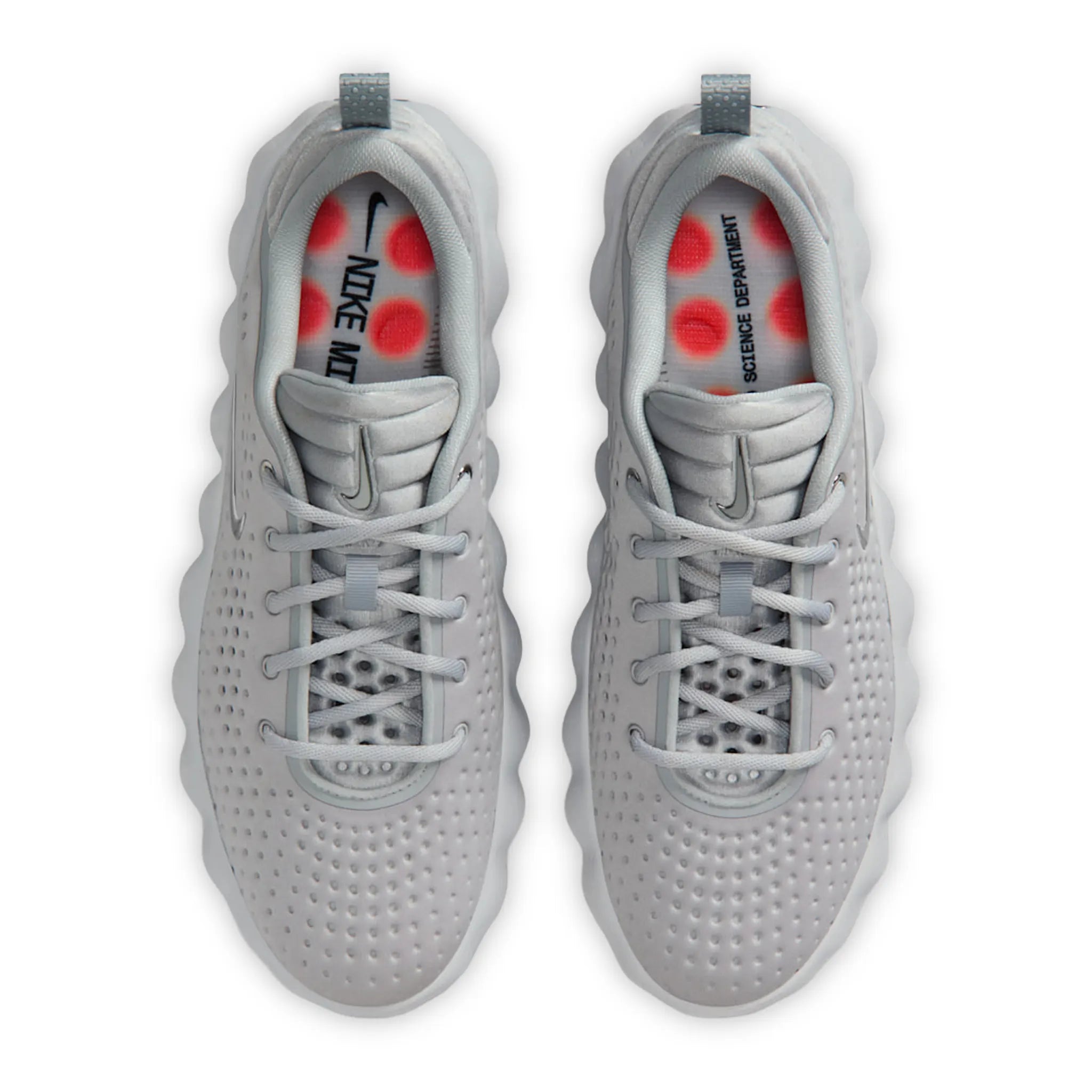 Upper View of Nike Mind 002 Pregame Light Smoke Grey HQ4308-003
